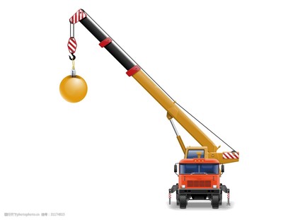 手繪吊車禮物圣誕節(jié)元素