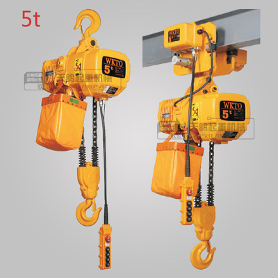 環(huán)鏈電動葫蘆起重機(jī)WKTO運(yùn)行鬼頭款鏈條起重葫蘆行吊5t4m5噸4米 圖片_高清大圖 